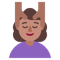 Woman Getting Massage- Medium Skin Tone emoji on Microsoft